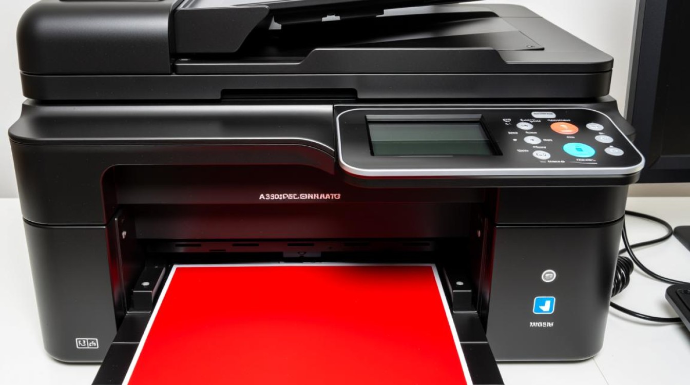 光电通3300cdn打印机红色不出是什么原因？