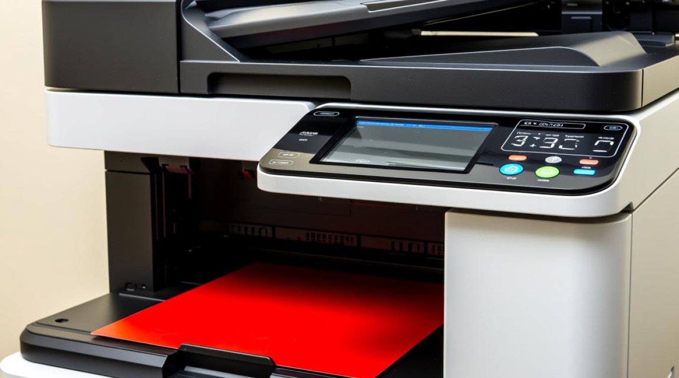 光电通3300cdn打印机红色不出是什么原因？