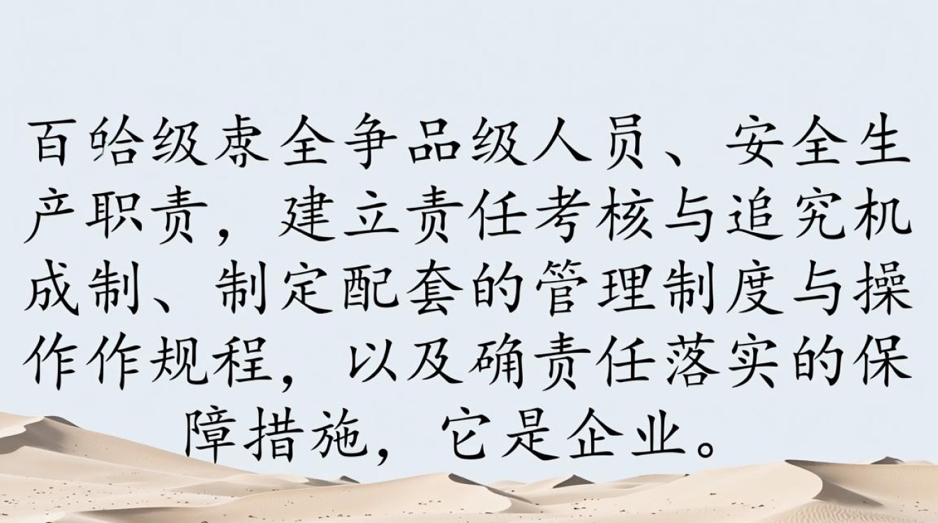 安全生产责任制具体内容有哪些?企业如何落实? 安全生产责任制具体内容有哪些?企业如何落实?