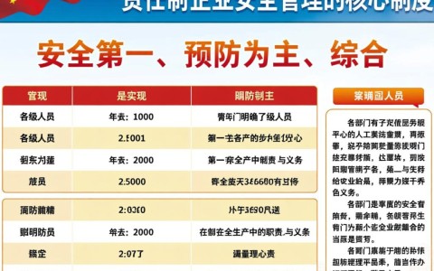 安全生产责任制具体内容有哪些？企业如何落实到位？