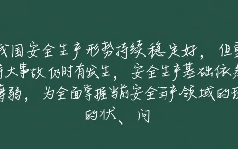 安全生产调查数据揭示了哪些关键风险点？