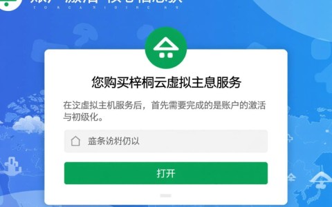 新手求助，梓桐云虚拟主机怎么打开登录管理后台？
