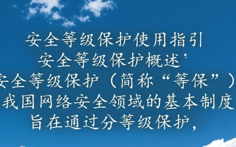 安全等级保护使用指引具体怎么操作？新手必看步骤有哪些？