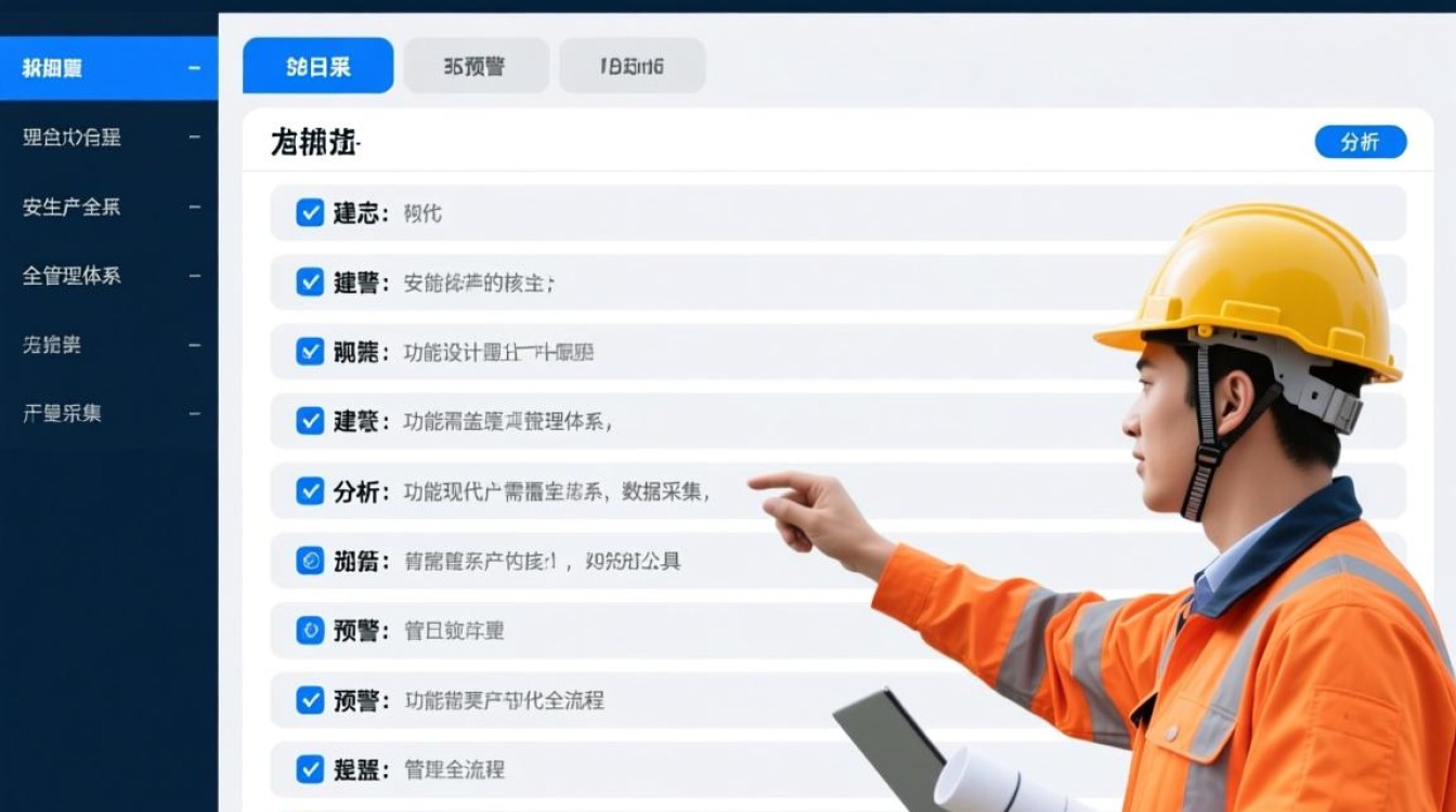 安全生产数据系统功能清单包含哪些核心功能模块？