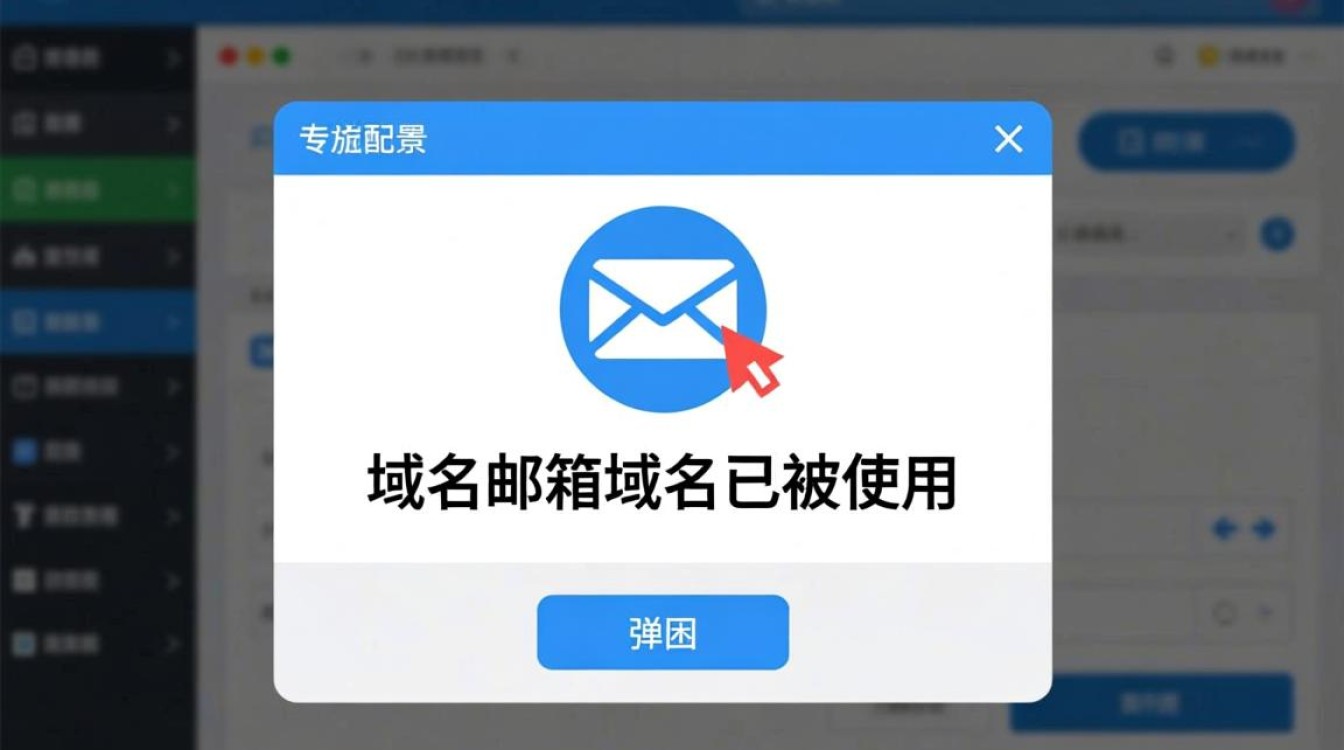 为什么我的域名邮箱创建时提示域名已被使用？