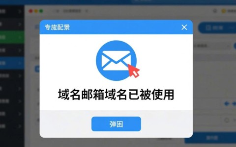 为什么我的域名邮箱创建时提示域名已被使用？