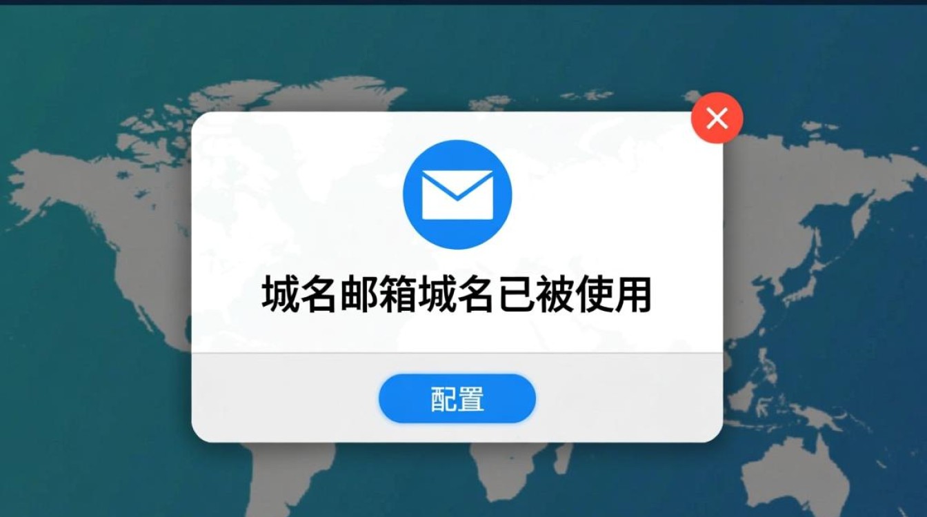 为什么我的域名邮箱创建时提示域名已被使用？