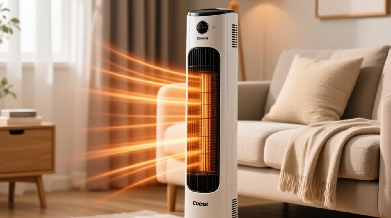 长虹立式暖风机cdn-rn144pt摇头功能怎么开启？