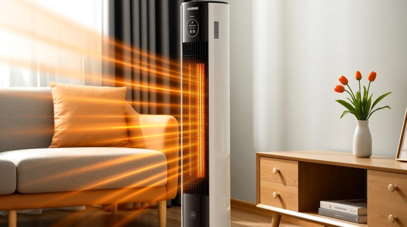 长虹立式暖风机cdn-rn144pt摇头功能怎么开启？