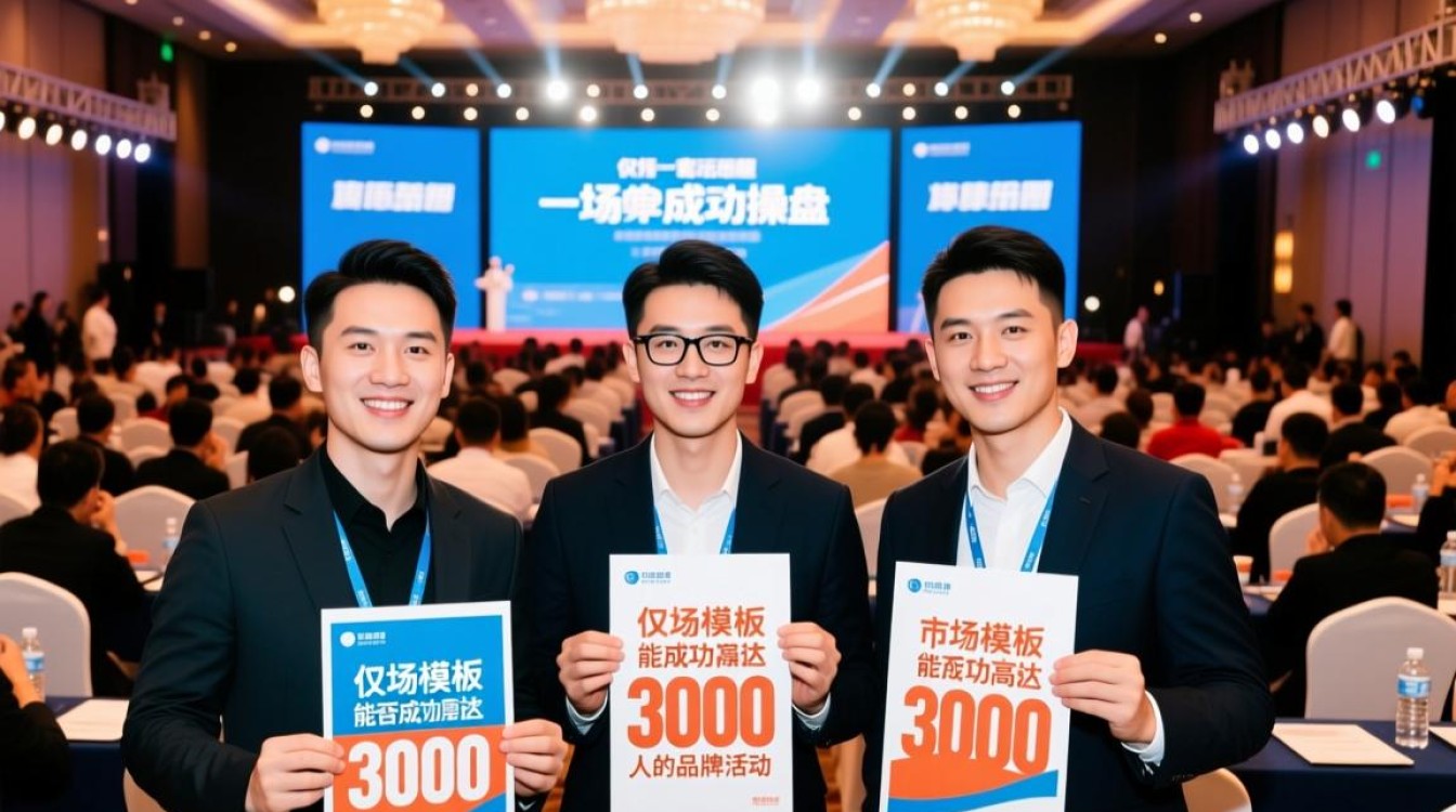 三个市场新人是凭借什么只用一套模板就搞定3000人品牌活动？