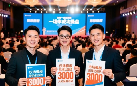 三个市场新人是凭借什么只用一套模板就搞定3000人品牌活动?
