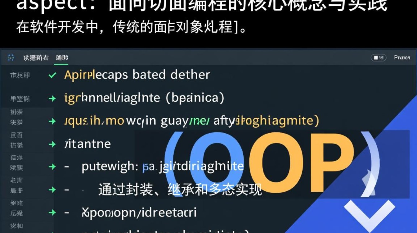 aop和aspect有什么区别？它们在spring中如何协同工作？