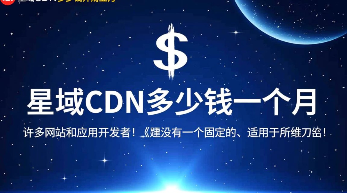 星域CDN一个月费用明细？价格贵不贵有隐藏收费吗？