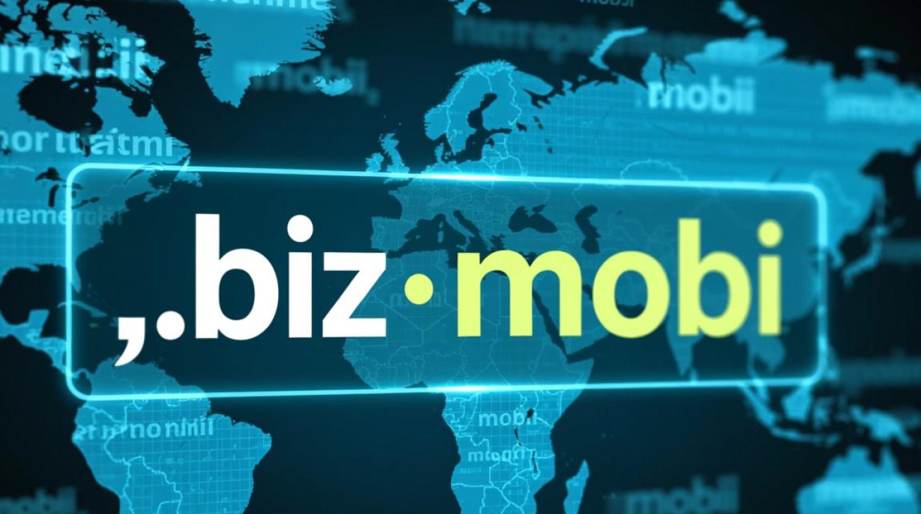 .biz域名与.mobi域名有何区别？选择哪个更适合我的商业网站？