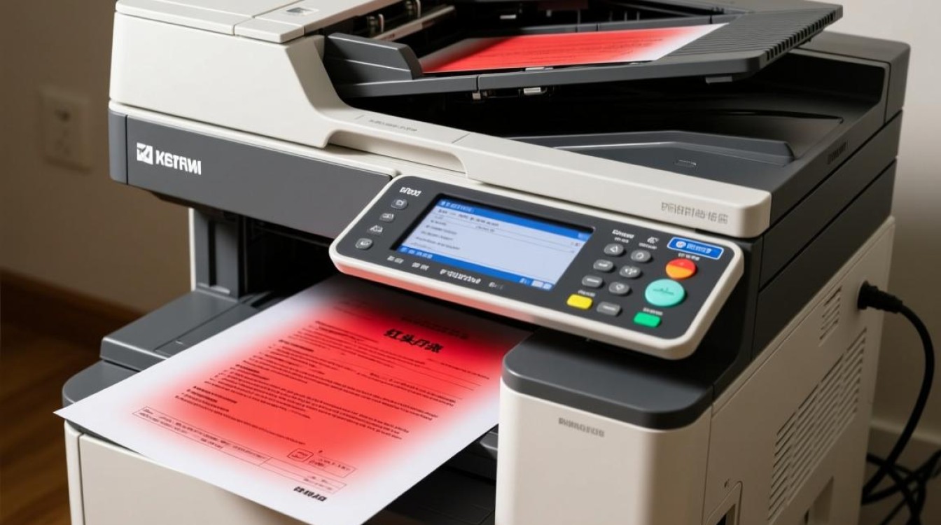 京瓷P5021CDN打印红头文件红暗，为何出现此问题？如何解决？