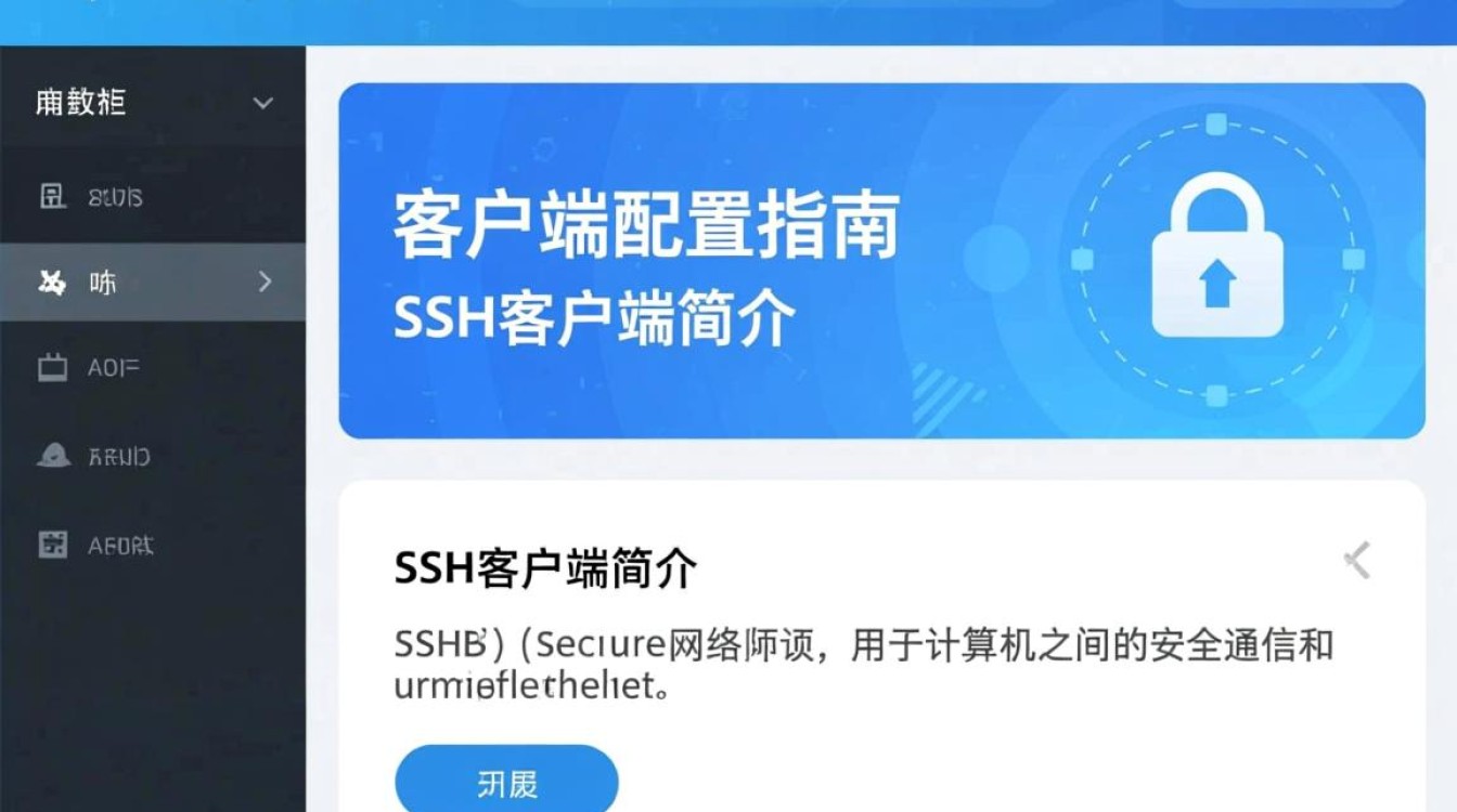 SSH客户端配置时，有哪些关键步骤和注意事项？