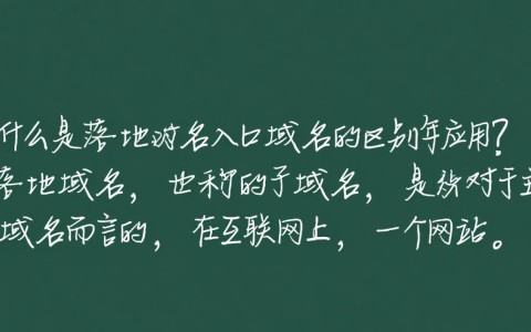 落地域名 vs 入口域名两者有何区别与联系？解析关键应用场景！
