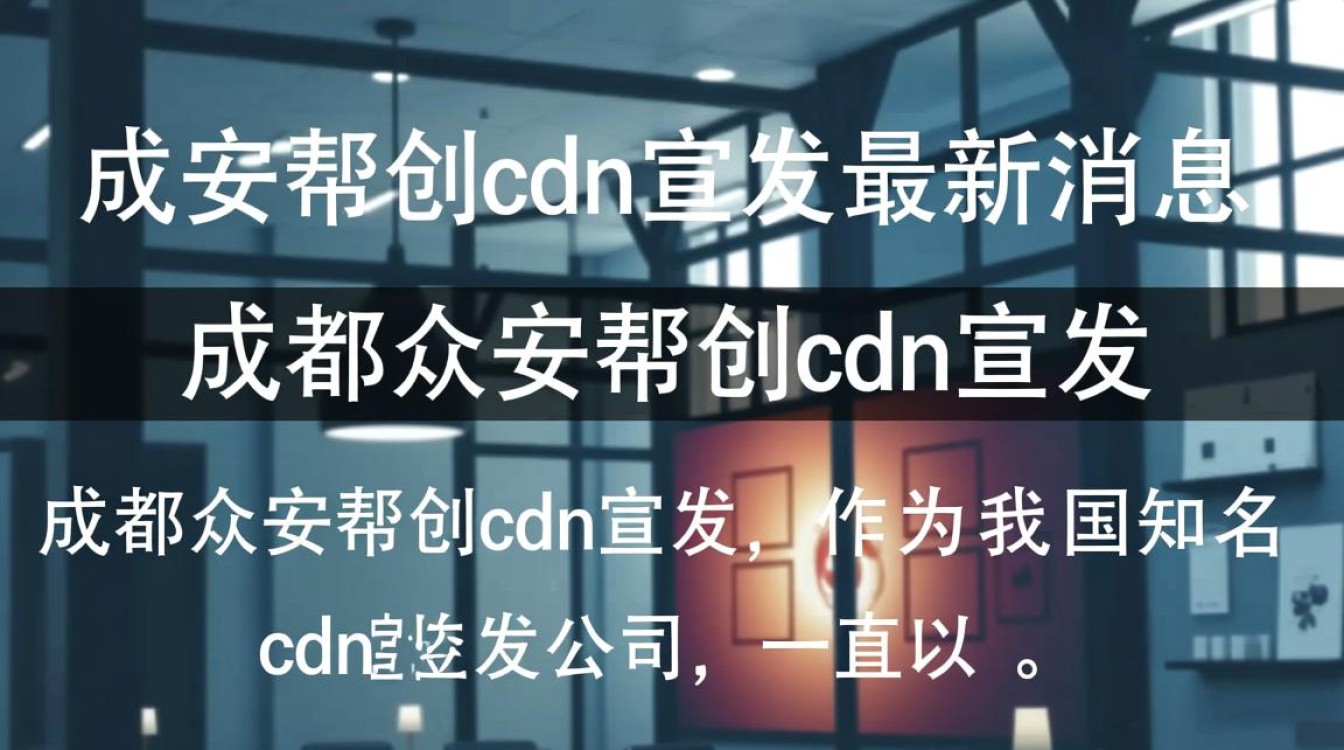 成都众安帮创cdn宣发新动态,哪些亮点值得关注? 成都众安帮创cdn宣发新动态,哪些亮点值得关注?