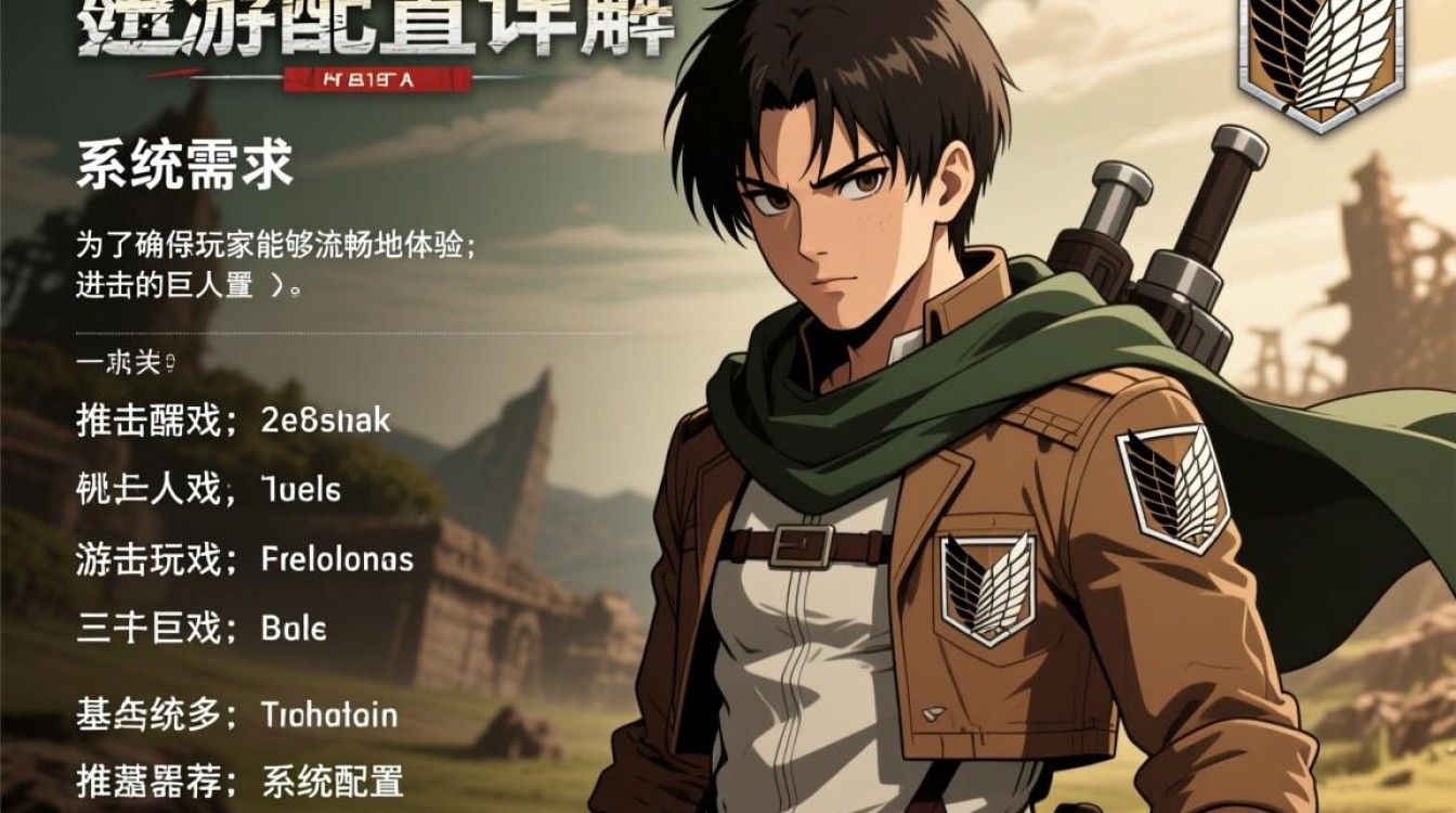 进击的巨人游配置解析，游戏系统需求揭秘，玩家必备攻略一览