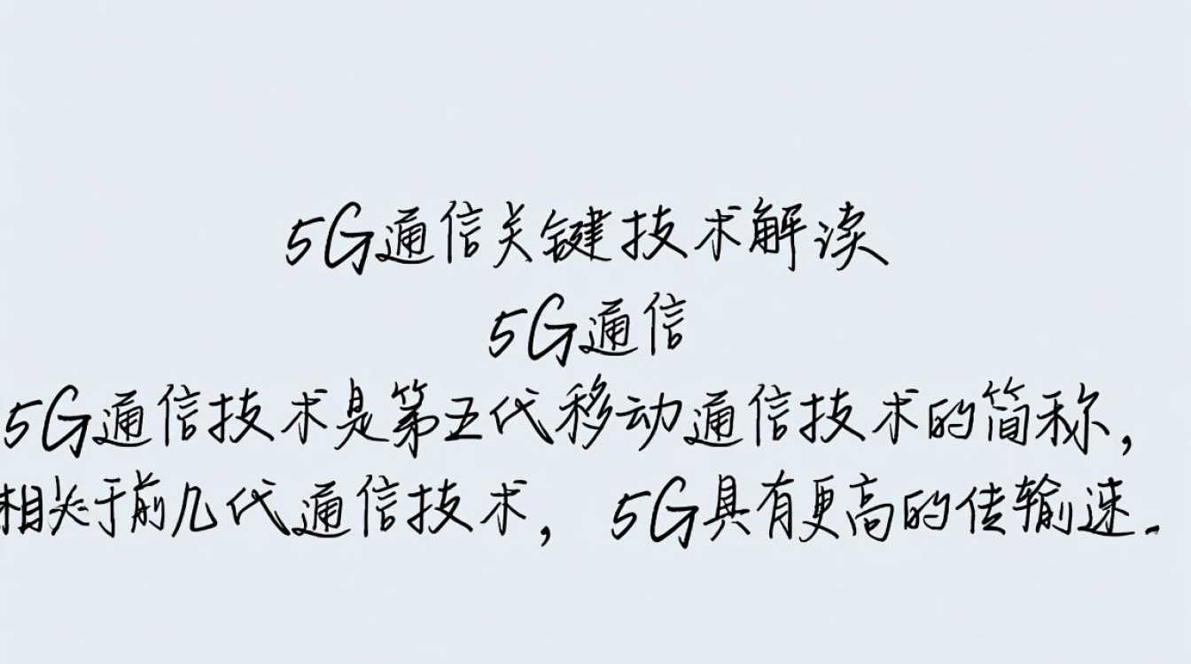 5G通信关键技术究竟有哪些?解读其核心技术与未来应用前景? 5G通信关键技术究竟有哪些?解读其核心技术与未来应用前景?