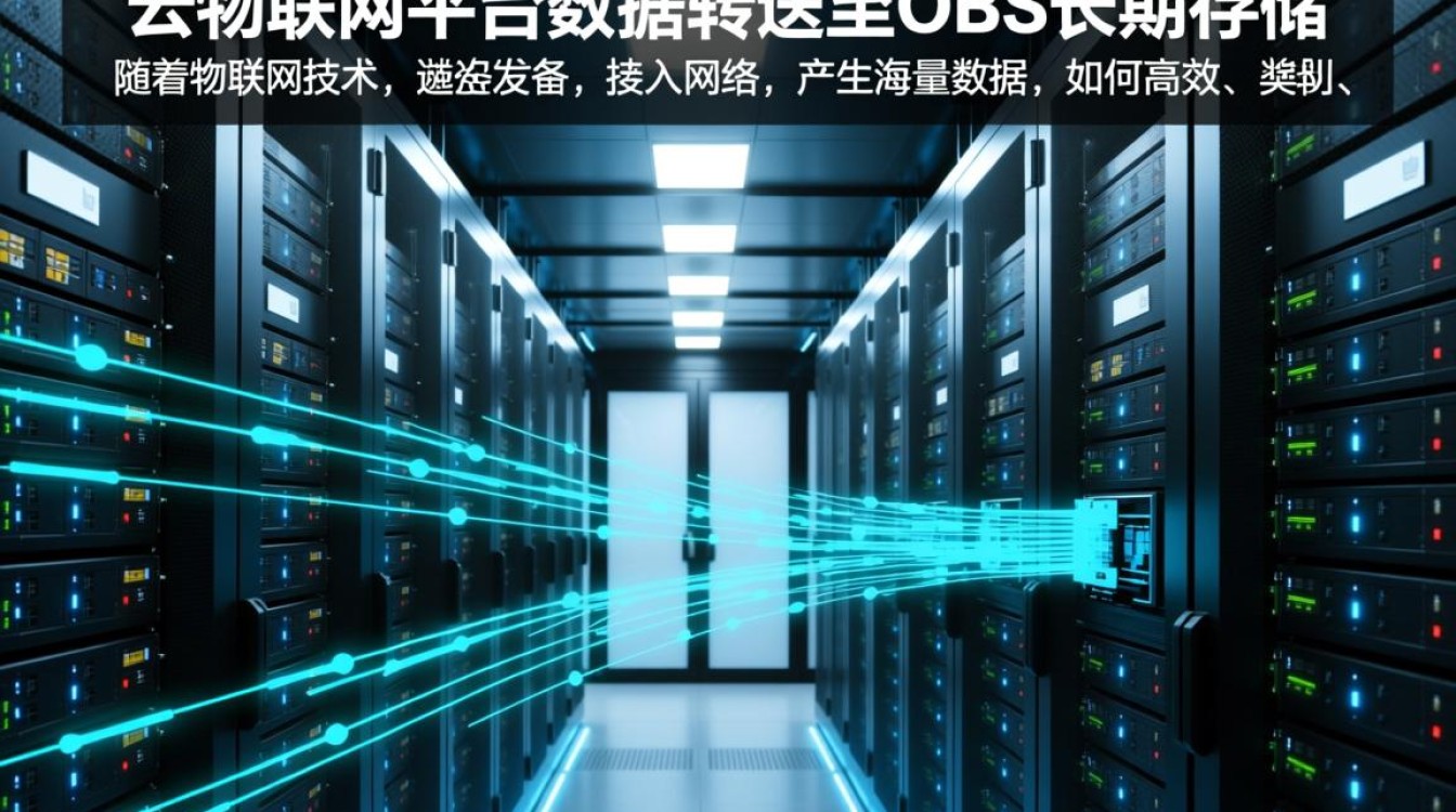 华为云物联网平台数据如何高效转发至OBS实现长期储存？
