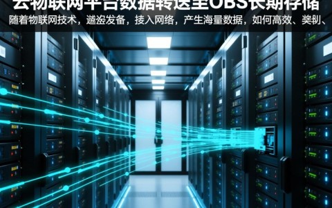 华为云物联网平台数据如何高效转发至OBS实现长期储存？