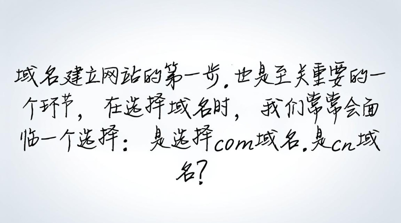 选择com域名还是cn域名？哪个更适合我的品牌和目标市场？