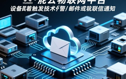 华为云物联网平台如何精准实现设备告警，并通过邮件或短信即时通知？
