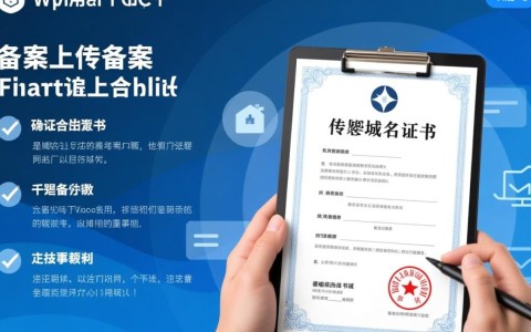 域名备案时，如何正确上传域名证书确保顺利通过？