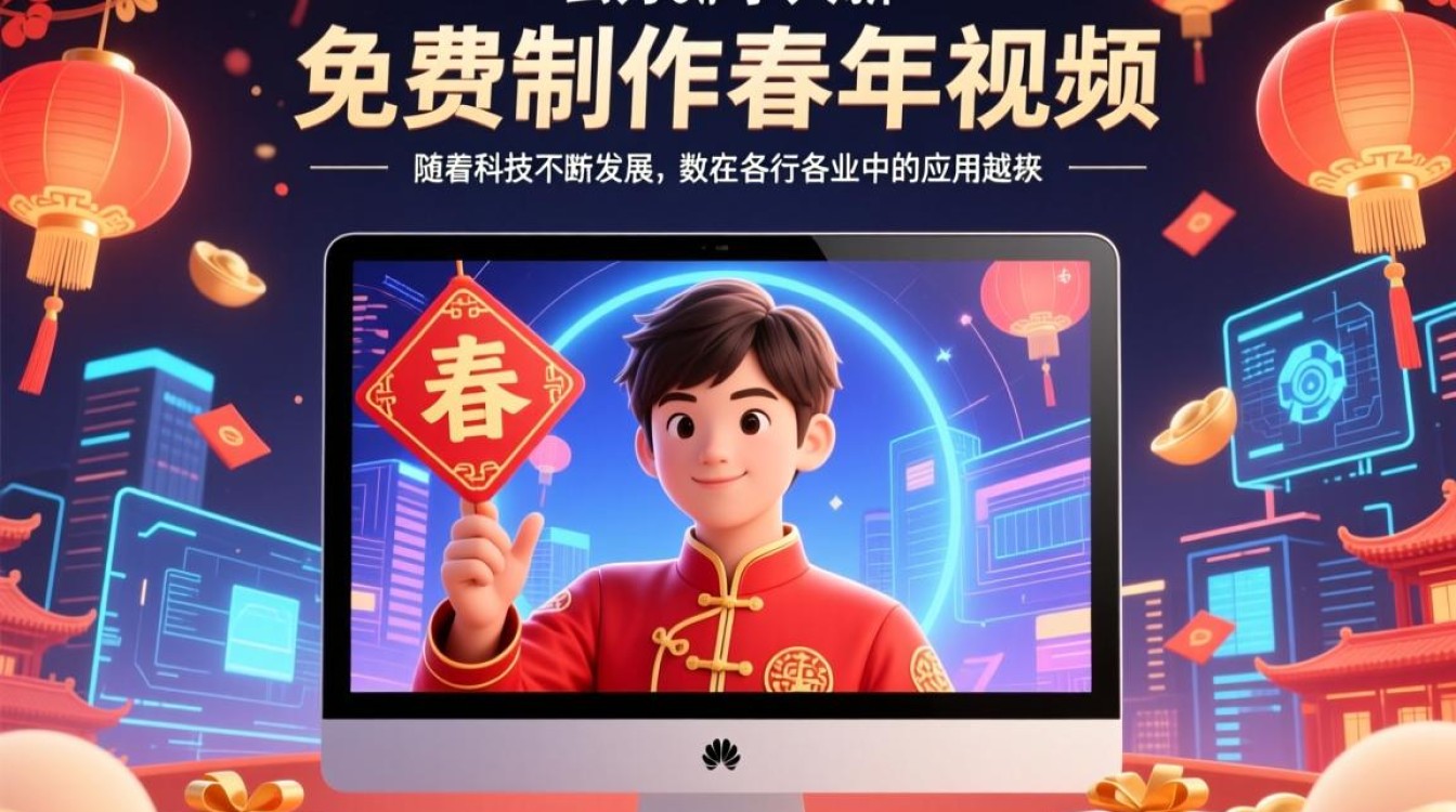 华为云免费制作数字人新春拜年视频，真的有这么简单吗？揭秘操作流程与效果！