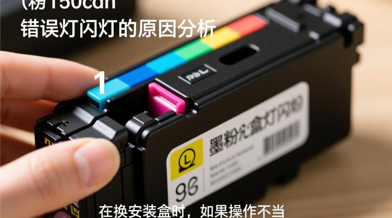 更换hl3150cdn墨粉盒后为何错误灯闪烁不停，故障原因是什么？