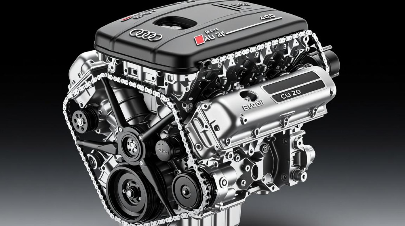 奥迪CDN2.0发动机链条正时图，其工作原理与维护要点有哪些？