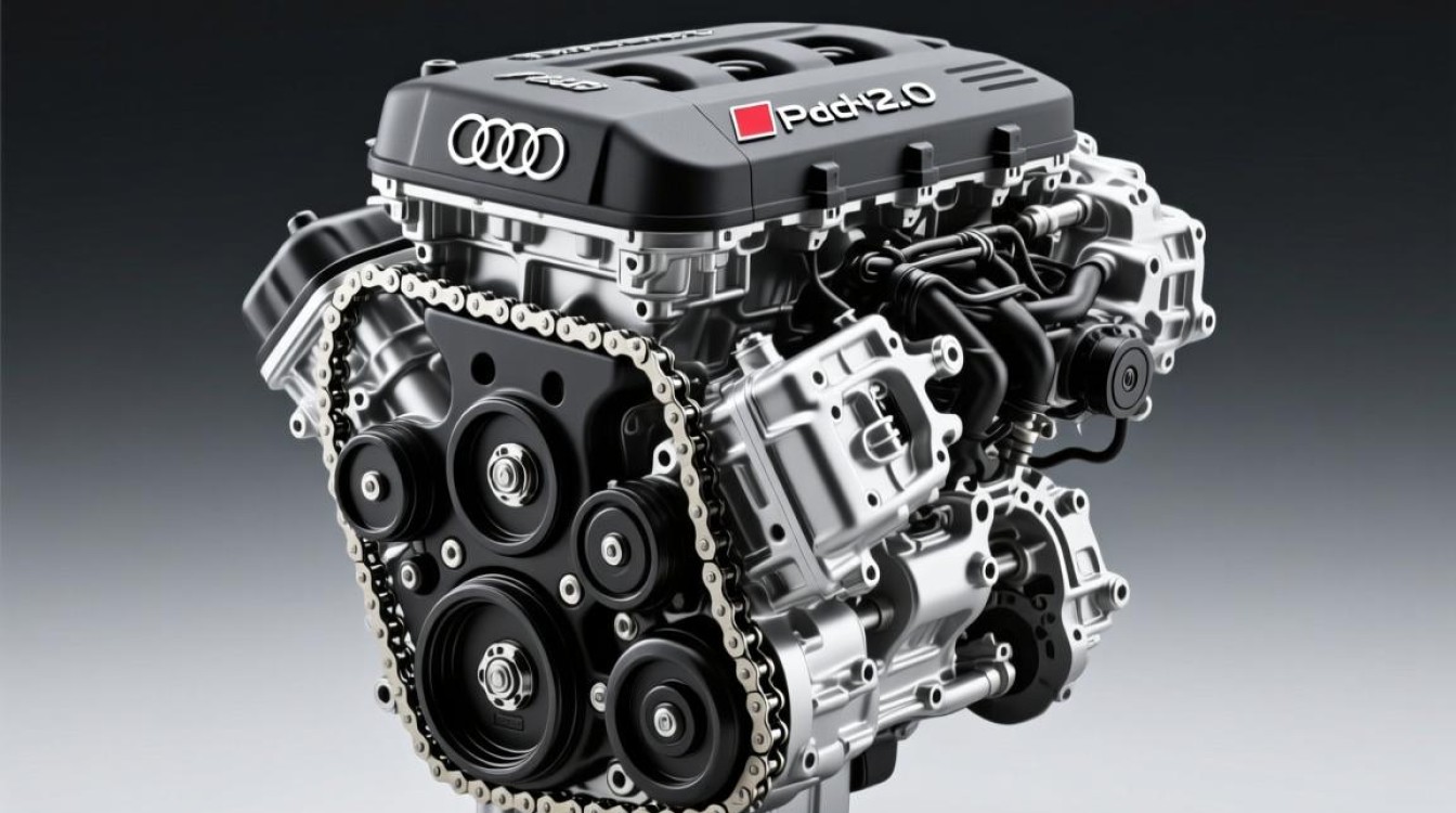 奥迪CDN2.0发动机链条正时图，其工作原理与维护要点有哪些？