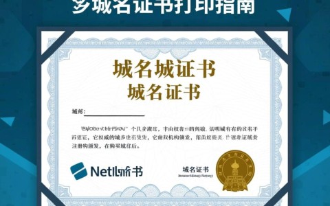 新网域名证书打印具体流程是怎样的？如何操作才能顺利完成？