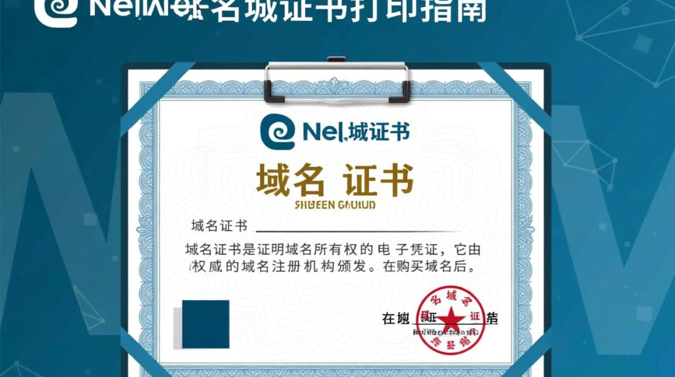 新网域名证书打印具体流程是怎样的？如何操作才能顺利完成？