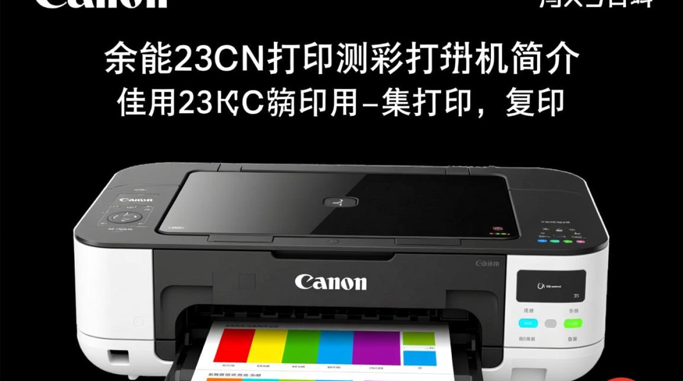佳能23cdn打印机彩色测试页打印效果如何？有哪些优缺点？