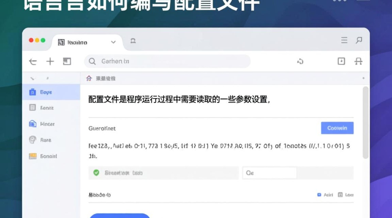 易语言配置文件编写入门，有哪些常见配置语句和技巧？