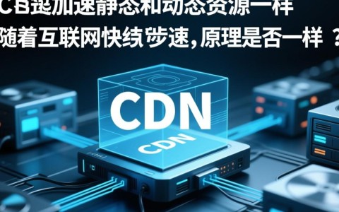 CDN加速静态与动态资源原理究竟有何差异?深入探讨两者的异同点。