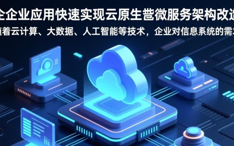 分布式政企应用转型难题,如何高效迈向云原生微服务架构?