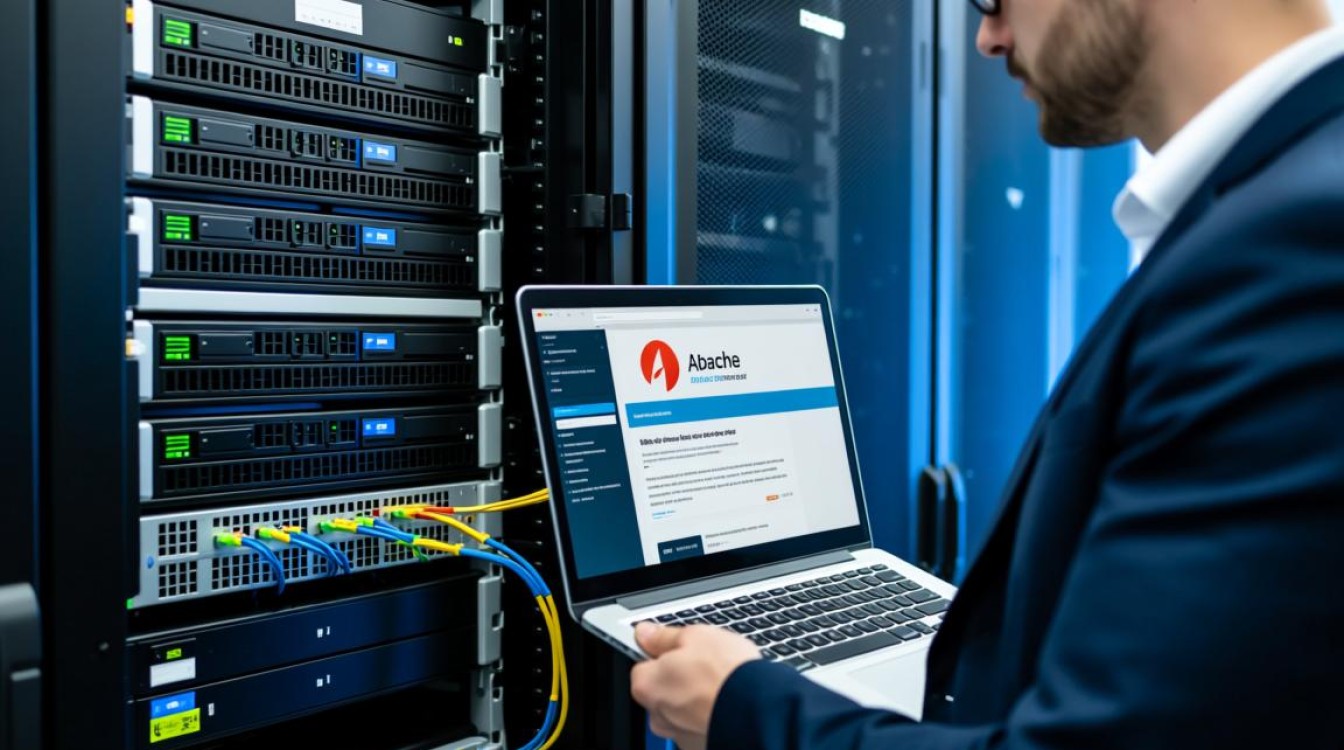 如何在Apache Web服务器上配置虚拟主机？