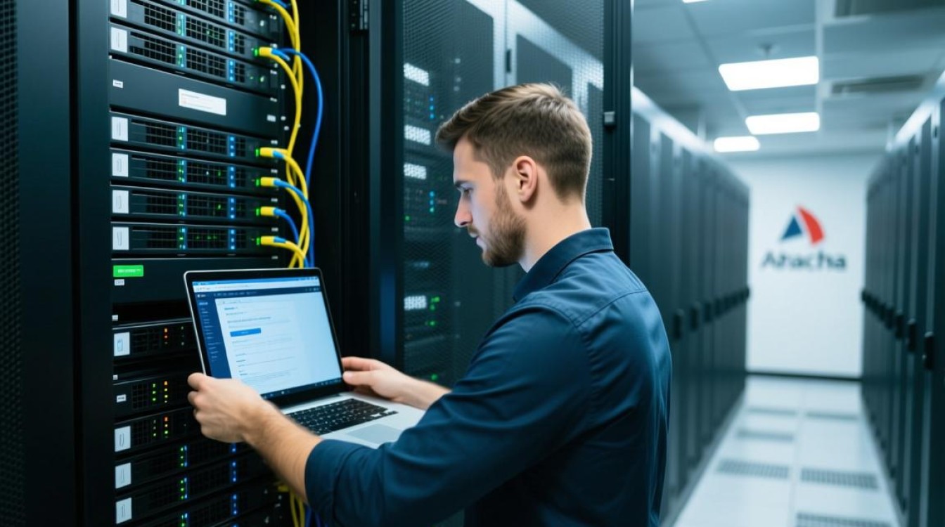 如何在Apache Web服务器上配置虚拟主机？