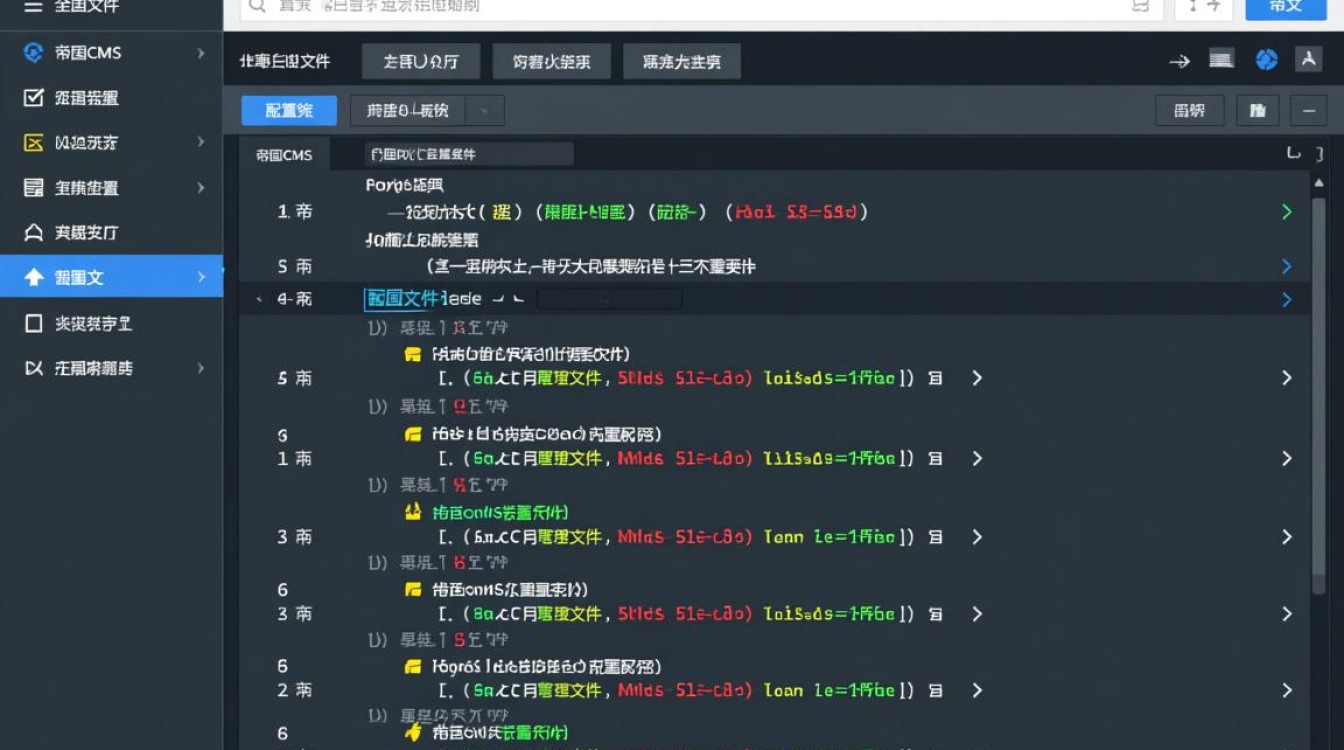 帝国CMS配置文件中，有哪些关键设置需要特别注意？