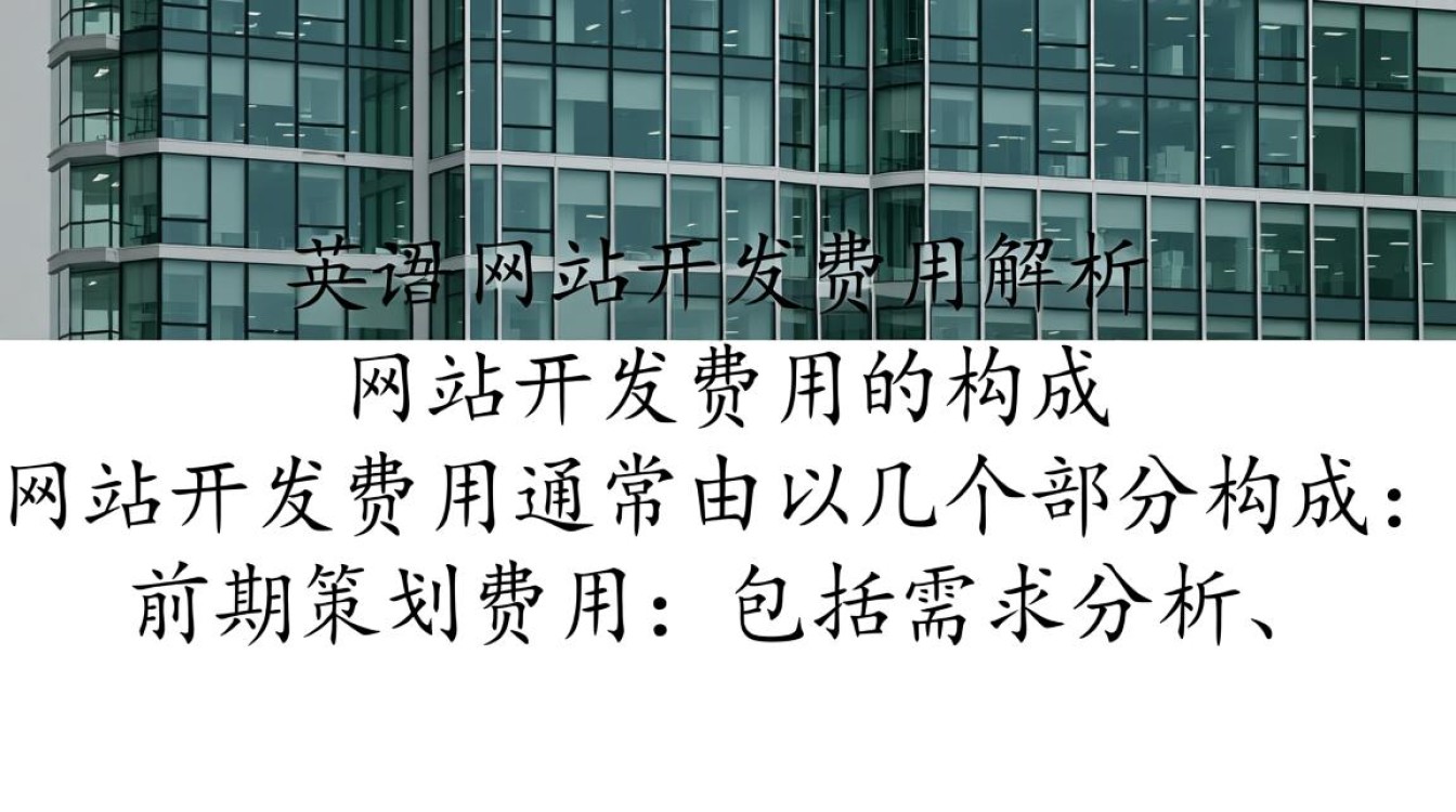 中英文网站开发费用差异及影响因素分析？