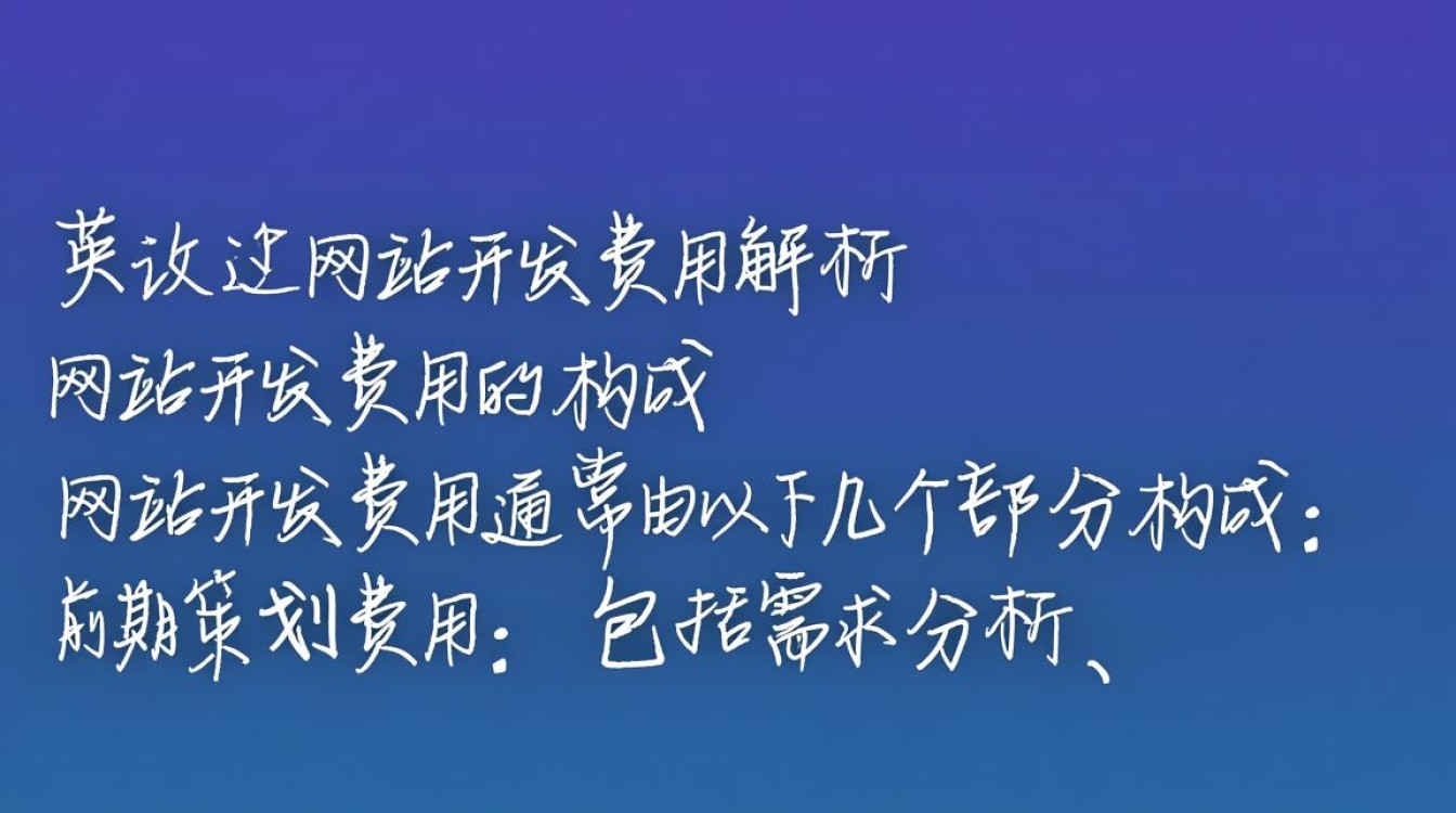 中英文网站开发费用差异及影响因素分析？