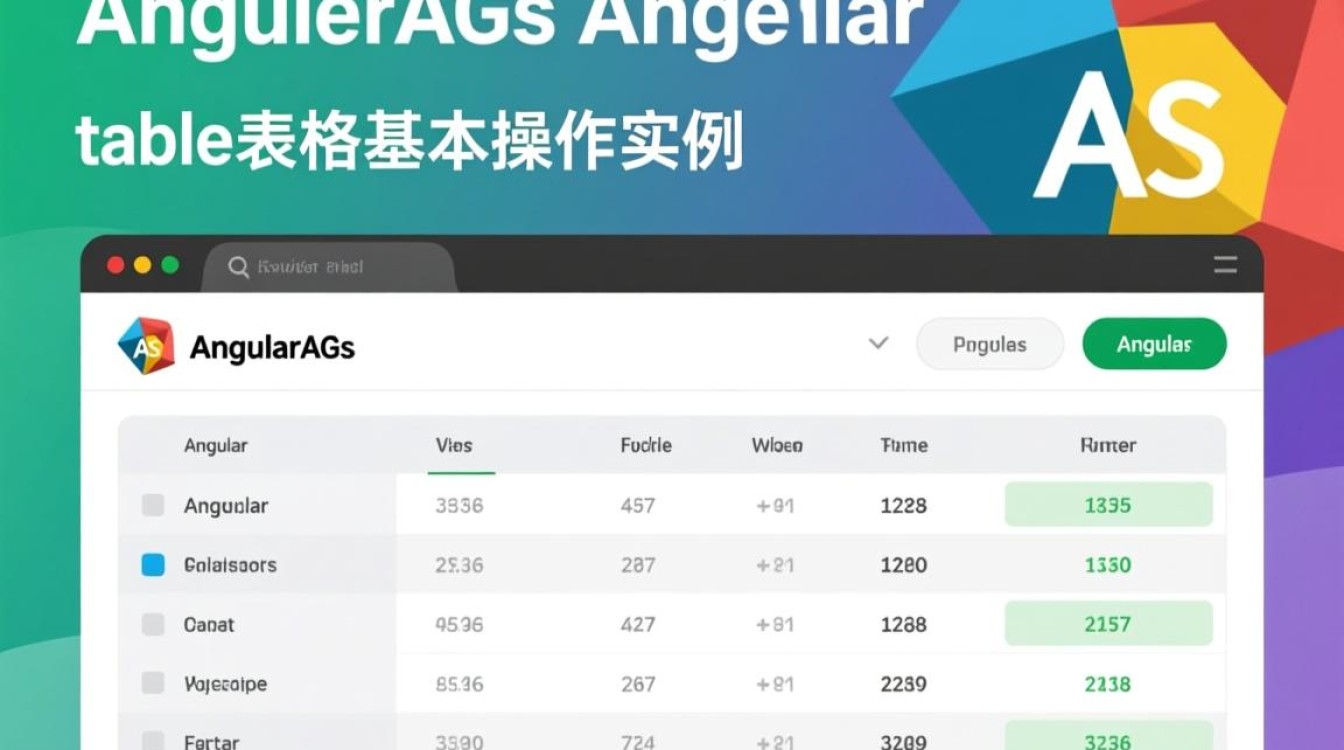 AngularJS表格基本操作示例，如何实现增删改查与数据绑定？