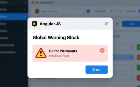 AngularJS全局警告框如何实现?示例代码与步骤详解