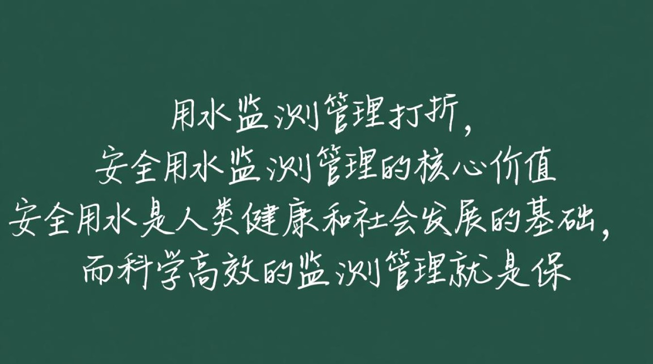安全用水监测管理打折？如何保障水质安全与监测效果？