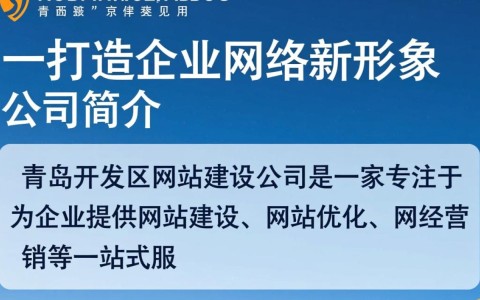 青岛开发区网站建设公司,哪家服务最优,性价比高?如何选择?