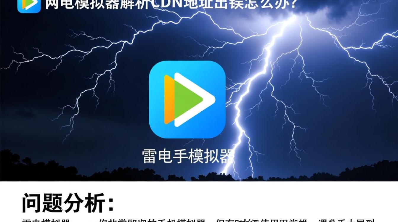 雷电模拟器CDN解析错误解决攻略，如何快速恢复游戏流畅？