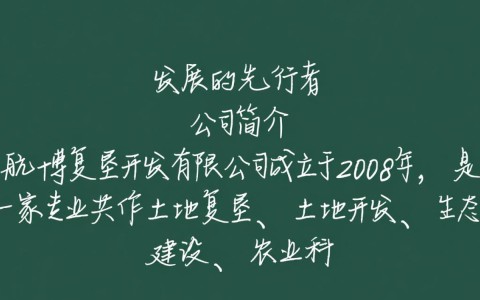 航博复垦开发有限公司项目背后有何商业谜团？揭秘其开发复垦的真相与争议？